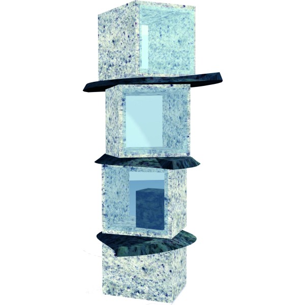 Columbarium en granit - KRYSTAL  FLOWER  - Sansone Collectivités