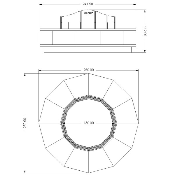 Columbarium en granit - DUNE - Sansone Collectivités
