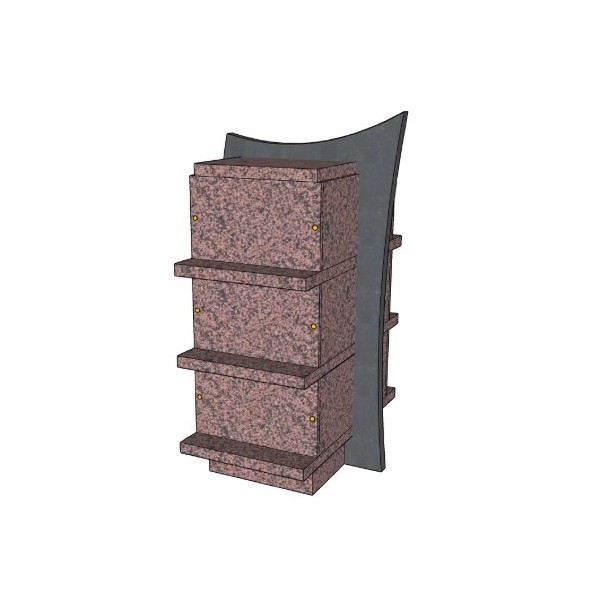 Columbarium en granit  - LUMEA - Sansone Collectivités