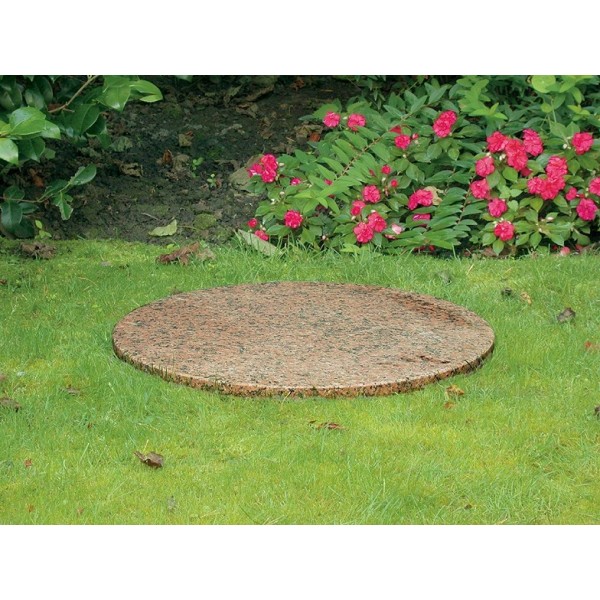 Caveau urne dalle - Modèle rond - Sansone Collectivités