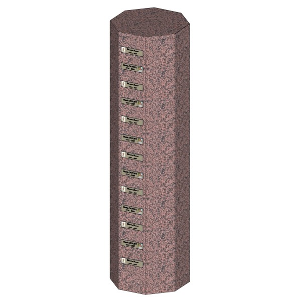 Stèle en granit - Modèle Memoria - Sansone Collectivités