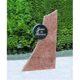 Stèle en granit - Modèle Coucher de soleil - Sansone Collectivités
