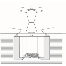Table du souvenir - Modèle Delta - Sansone Collectivités