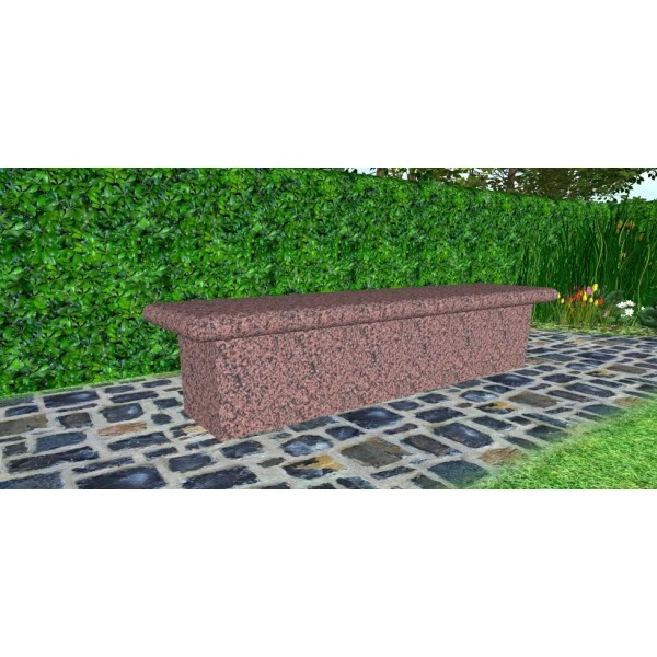 Banc en granit - Modèle Équilibre - Sansone Collectivités