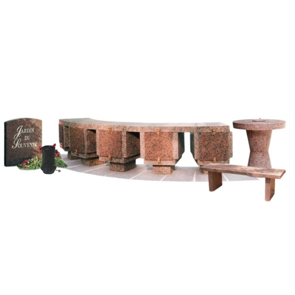 Columbarium prêt à poser  - Formule Perfection - Sansone Collectivités