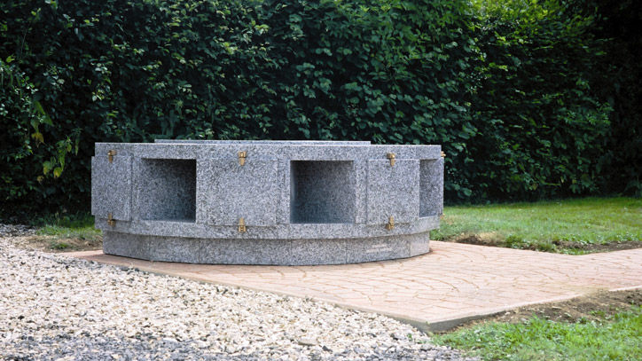 Columbarium - Modéle ARENA CIRCULAIRE 1 NIVEAU TARN - Réalisations SANSONE MUNICIPALITES