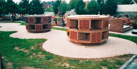 Columbarium - Modéle ARENA CIRCULAIRE 2 NIVEAUX - Réalisations SANSONE MUNICIPALITES (2)